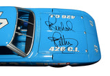 Premium autographed 1970 Richard Petty #43 Marc Times News Edition Plymouth Superbird Vintage Racing Champions 1/24 scale diecast honoring one of NASCAR's most iconic race cars. Includes a Certificate of Authenticity and is individually numbered #0061 of only 1,002 produced.