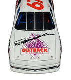 Vintage autographed Jeff Gordon #67 Outback Steakhouse 1990 Busch Series RCCA Elite 1/24 scale NASCAR diecast representing an early chapter in the four-time Cup Series Champion's legendary racing career. This collectible is individually numbered #1902 from a limited production run of only 3,000 pieces.