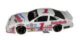 Close-up of the signed 1992 Jeff Gordon #1 Baby Ruth Car Busch Grand National Series 1/24 scale NASCAR diecast showcasing the authentic autograph, colorful sponsor graphics, and detailed collector craftsmanship. An outstanding display piece representing an important early chapter in Jeff Gordon's legendary racing career.