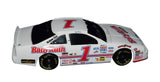 Vintage Jeff Gordon signed Ford Thunderbird black window bank diecast car highlighting the memorable 1992 Baby Ruth Racing livery, detailed craftsmanship, authentic autograph, and exceptional display appeal for NASCAR collectors and motorsports memorabilia enthusiasts.