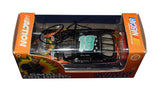 Signed Bobby Labonte #18 Small Soldiers Movie 1998 NASCAR 1/64 scale diecast car produced by Action. The colorful movie-themed paint scheme makes this vintage racing collectible stand out, while Bobby Labonte’s autograph and included COA add appeal for NASCAR fans and collectors of signed motorsports memorabilia.