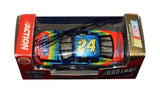 Jeff Gordon signed 1998 #24 DuPont Rainbow Warrior NASCAR 50th Anniversary diecast car in 1/64 scale by Action. Featuring Gordon’s legendary multicolor racing scheme and autograph, this vintage collectible includes a COA and makes a great gift for #24 fans, Hendrick Motorsports enthusiasts, and NASCAR collectors.