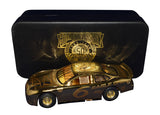 Autographed 1998 Mark Martin #6 Eagle One 24K Gold Car diecast featuring a brilliant gold-plated finish, NASCAR 50th Anniversary graphics, and included COA. A unique Racing Champions collectible that makes a great gift for fans. We are always here to help with any questions.
