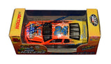 Jeff Gordon signed 1999 #24 DuPont NASCAR Racers Charger 1/64 scale diecast car by Action, inspired by the NASCAR Racers Fox Kids animated television show. This unusual autographed collectible includes a COA and makes a great gift for Jeff Gordon fans, NASCAR enthusiasts, and vintage Fox Kids collectors.