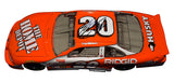 Collectible autographed Tony Stewart 1999 #20 The Home Depot Rookie Car Action 1/24 scale NASCAR diecast representing the beginning of the three-time Cup Series Champion's legendary career with Joe Gibbs Racing. The authentic signature and recognizable orange Home Depot design give this vintage collectible excellent display appeal.