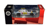 Detailed view of an autographed 2000 Jeff Gordon #24 Silver NASCAR 2000 Action 1/64 scale diecast. Featuring Jeff Gordon’s signature and a distinctive silver racing appearance, this collectible represents a unique #24 variation from Gordon’s legendary career and includes a Certificate of Authenticity for added collector documentation.