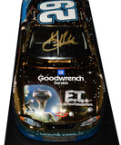 Signed Kevin Harvick #29 24K Gold E.T. Goodwrench diecast including COA, highlighting crisp paintwork, premium plated surface, and limited-edition production. A standout piece for NASCAR enthusiasts and movie collectors alike. It also makes a great gift. We are always here to help.