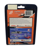 Detailed view of an autographed 2002 Tony Stewart #20 The Home Depot Action 1/64 scale Pontiac Grand Prix NASCAR diecast. Featuring Tony Stewart’s signature and his iconic Joe Gibbs Racing paint scheme, this collectible includes a Certificate of Authenticity and represents a memorable car from Stewart’s 2002 championship season.