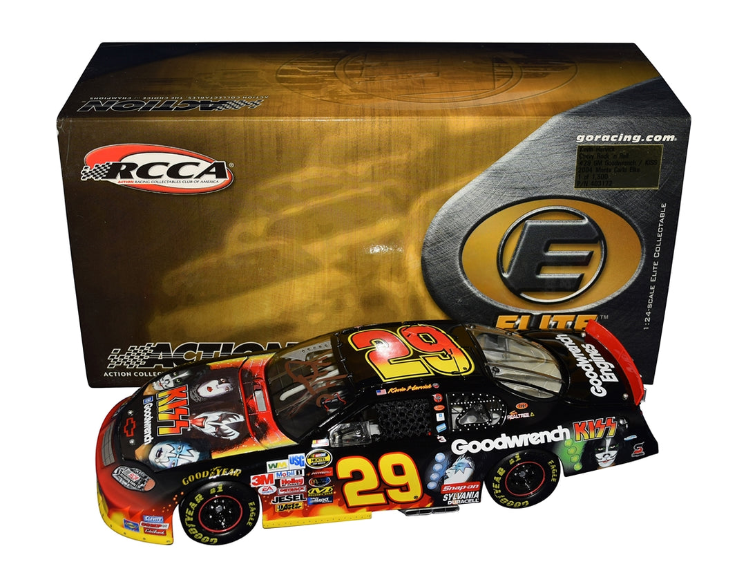 Miniature NASCAR 1:24 Elite - Kevin Harvick #29 GM Goodwrench 2004 - Avec Présentoir