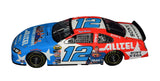 Rare signed Ryan Newman Justice League diecast showcasing the iconic Batman and Superman themed paint scheme, detailed Team Caliber Preferred Series craftsmanship, authentic autograph, and strong crossover appeal for collectors.