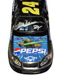 Signed Jeff Gordon #24 Pepsi Star Wars brushed metal diecast including COA, highlighting limited production of only 408 units, crisp details, and striking character artwork. A standout display piece that also makes a great gift. We are always here to help.