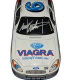 Signed Mark Martin #6 Viagra Throwback diecast including COA, highlighting the orange retro design, crisp decals, and high-quality Preferred Series construction. Ideal for collectors seeking rare final-season memorabilia and a great gift. We are always here to help.