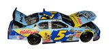 Collectible signed 2006 Kyle Busch #5 Kellogg's Ice Age 2 Movie 1/24 scale NASCAR diecast with authentic autograph, exceptional display-quality detailing, limited production of only 2,556 pieces, and a Certificate of Authenticity. An eye-catching addition to any motorsports memorabilia collection.
