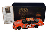 Autographed 2007 Tony Stewart #20 Home Depot Brickyard Win Owners Elite raced version diecast featuring realistic race markings, limited-edition numbering, and included COA. A rare historic collectible that makes a great gift for NASCAR fans. We are always here to help with any questions.