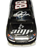Collectible autographed Dale Earnhardt Jr. 2008 #88 AMP Mountain Dew Brushed Metal GM Dealers Lionel 1/24 scale NASCAR diecast from his first season with Hendrick Motorsports. Featuring an authentic signature and limited production of only 2,008 pieces, this special-finish car offers exceptional display appeal for Dale Jr. collectors.