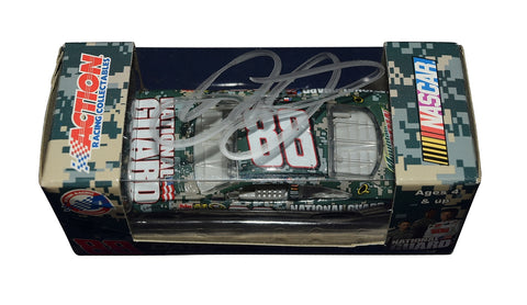 Autographed 2008 Dale Earnhardt Jr. #88 National Guard Digital Camo 1/64 diecast featuring the bold military-inspired graphics, crisp paint detail, and included COA. A meaningful patriotic collectible that makes a great gift. We are always here to help with any questions.