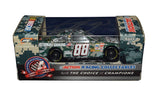 Signed Dale Earnhardt Jr. #88 National Guard camo diecast including COA, highlighting the unique digital camouflage design, compact size, and quality Action construction. A standout small-scale collectible that also makes a great gift. We are always here to help.