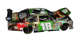 Premium autographed 2008 Kyle Busch #18 M&M's Indiana Jones Darlington 1/24 scale diecast celebrating one of NASCAR's most memorable special paint schemes. Includes a Certificate of Authenticity, a photo of Kyle signing the car at M&M's World, and is individually numbered #1968 of only 1,980 produced.