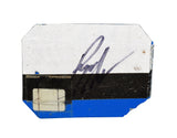 Autographed 2008 Ryan Newman #12 Alltel Racing three-color race-used NASCAR sheet metal from Team Penske. Roughly the size of a standard trading card, this signed collectible fits inside a plastic toploader for protection and display and includes a certificate of authenticity.