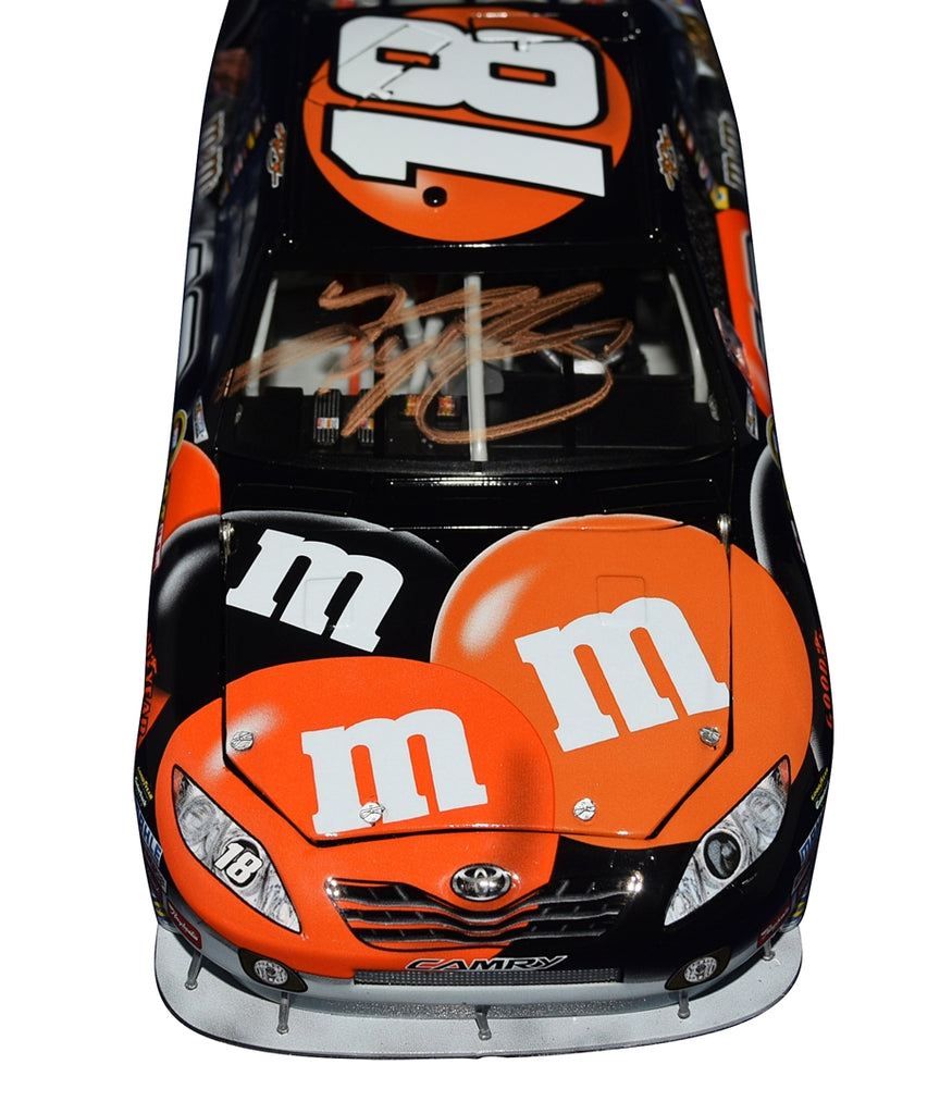 Kyle Busch 2009 M&M's Halloween Signed Action 1/24 Diecast Car