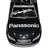 Collectible 2015 Jeff Gordon autographed NASCAR diecast featuring the Panasonic paint scheme, Icon Collection branding, RCCA Elite construction, precision 1/24 scale detailing, and included Certificate of Authenticity.