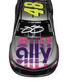 Premium autographed 2020 Jimmie Johnson #48 Ally Homestead Final Race Retirement Car Lionel 1/24 scale diecast commemorating Johnson's final full-time NASCAR Cup Series race. Includes a Certificate of Authenticity and is individually numbered #2051 of only 2,376 produced.
