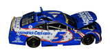 Patriotic 2021 Kyle Larson Hendrick Cars NASCAR diecast featuring his autograph, tribute paint scheme honoring 9/11, and strong display appeal. Perfect for NASCAR collectors wanting meaningful themed pieces and makes a great gift. We are always here to help with any questions.