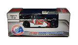 Collectible 2021 Ryan Blaney autographed #12 Advance Auto Parts Team Penske NASCAR diecast in 1/64 scale. This detailed miniature Ford features Blaney’s signature and includes a COA, making it a great gift for NASCAR enthusiasts and collectors of Ryan Blaney, Team Penske, and Ford racing memorabilia.