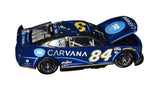 Collectible signed 2023 Jimmie Johnson #84 Carvana Daytona Car Lionel 1/24 scale NASCAR diecast with authentic autograph, detailed race-ready graphics, limited production of only 1,212 pieces, and a Certificate of Authenticity. A standout addition to any motorsports memorabilia collection.