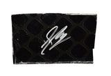 Race-used composite sheet metal from Shane van Gisbergen’s 2024 #97 Kubota NASCAR Xfinity car driven at Iowa Speedway. This signed memorabilia piece measures roughly the size of a standard trading card, includes a certificate of authenticity, and fits inside a plastic toploader for convenient display.