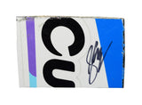 Autographed 2024 Shane van Gisbergen #97 WeatherTech race-used composite NASCAR sheet metal from his Talladega Kaulig Racing car. This signed collectible is roughly the size of a standard trading card, fits inside a plastic toploader for protection and display, and includes a certificate of authenticity.