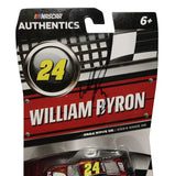 Signed William Byron #24 Axalta 2024 NASCAR Authentics Wave 06 diecast car in collectible 1/64 scale. Featuring the vibrant Axalta sponsor graphics, William Byron’s autograph, and an included COA, this miniature Hendrick Motorsports Chevrolet is an excellent addition to collections of modern NASCAR memorabilia and #24 racing diecast.