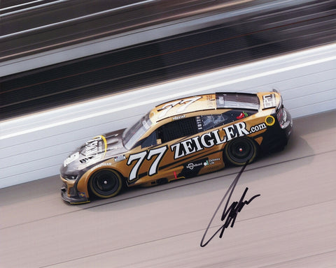 Autographed 2025 Carson Hocevar #77 Ziegler Racing - Indy Brickyard Car (Spire Motorsports) Signed 8x10 Inch Picture NASCAR Glossy Photo with COA