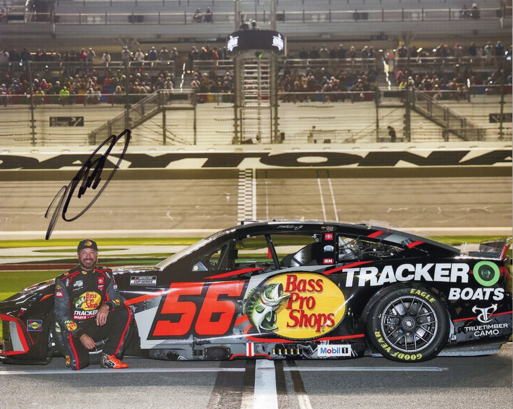 Autographed 2025 Martin Truex Jr. Daytona 500 Pit Road 8x10 Photo COA – Trackside