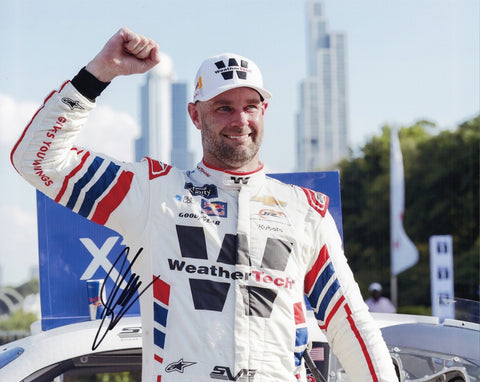 Autographed 2025 Shane Van Gisbergen #88 Weathertech Racing - Chicago Street Race Win (Celebration) Signed 8x10 Inch Picture NASCAR Glossy Photo with COA