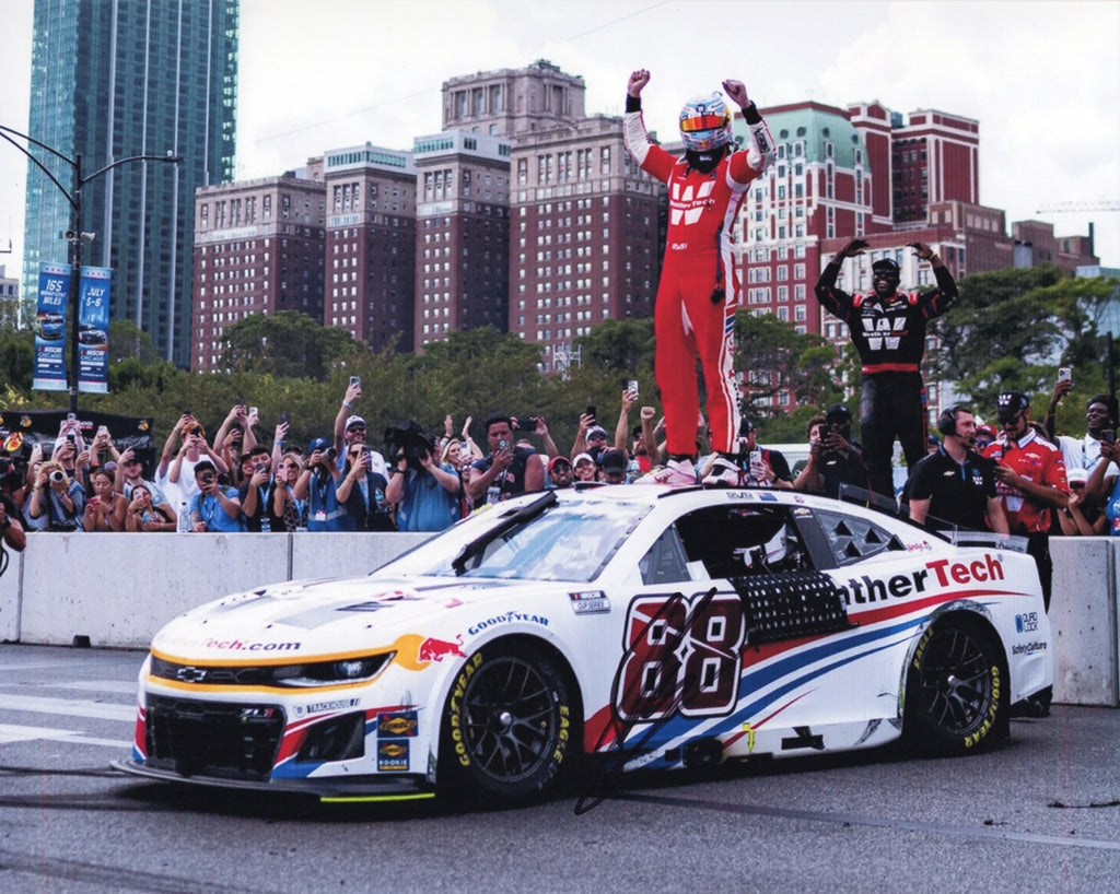 2025 SVG Chicago Street Win Trackhouse Signed 8x10 NASCAR Photo & COA ...