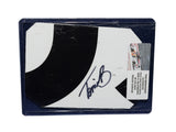 Displayed autographed Toni Breidinger #5 Celsius race-used NASCAR sheet metal from the 2025 North Wilkesboro truck with visible racing wear. Housed inside a protective plastic toploader, this trading-card-size collectible makes a great gift for Toni Breidinger fans, short-track enthusiasts, and motorsports memorabilia collectors.