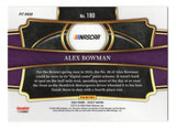 Alex Bowman, driver of the iconic #48 Hendrick Motorsports Chevrolet, is featured on this signed 2024 Panini Select Racing Pit Road NASCAR trading card. Complete with his autograph and a Certificate of Authenticity, this collectible makes a great gift for Bowman supporters and enthusiasts of NASCAR racing memorabilia.