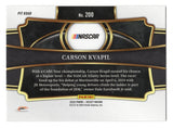 An exciting addition to any NASCAR autograph collection, this signed Carson Kvapil 2024 Panini Select Racing Rookie trading card honors the rising driver's successful transition from late model racing to NASCAR competition. Featuring Kvapil's signature and a Certificate of Authenticity, this collectible makes a great gift for racing enthusiasts.