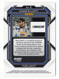 Close-up image of signed Chase Elliott 2023 Panini Prizm NASCAR trading card highlighting the #9 NAPA Hendrick Motorsports car, featuring vibrant colors, sleek design, and racing detail, perfect for fans and collectors seeking a high-quality modern motorsports collectible to display or give as a great gift.