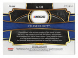Close-up image of signed Chase Elliott 2024 Panini Select Pit Road blue parallel NASCAR trading card numbered 116/175, showcasing vibrant NAPA color match design, sharp detail, and racing imagery, perfect for fans and collectors looking to add a numbered modern motorsports collectible to their display or give as a great gift.