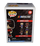 Collectible autographed Chase Elliott #9 Hooters Racing Funko Pop #18 featuring an authentic signature from the NASCAR Cup Series Champion and the popular Hooters-themed design. Includes a Certificate of Authenticity and offers excellent display appeal for collectors of Chase Elliott, Hendrick Motorsports, and NASCAR memorabilia.