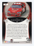 A signed Dale Earnhardt Jr. 2006 Press Pass Legends Racing trading card honoring the two-time Daytona 500 champion and longtime NASCAR fan favorite. Featuring Earnhardt Jr.'s autograph and an accompanying Certificate of Authenticity, this collectible makes a great gift for NASCAR enthusiasts and collectors of vintage racing memorabilia.