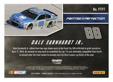 A signed Dale Earnhardt Jr. 2016 Torque Racing Painted To Perfection insert trading card celebrating NASCAR's colorful race car designs and serial numbering 71 of 99. Featuring Earnhardt Jr.'s autograph and an accompanying Certificate of Authenticity, this collectible makes a great gift for NASCAR enthusiasts and numbered racing memorabilia collectors.