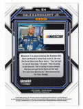 A signed Dale Earnhardt Jr. 2023 Panini Prizm Racing trading card honoring the NASCAR Hall of Fame driver and 15-time Most Popular Driver. Featuring Earnhardt Jr.'s autograph, recognizable Panini Prizm styling, and an accompanying Certificate of Authenticity, this collectible makes a great gift for NASCAR enthusiasts and racing memorabilia collectors.