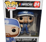 Autographed Dale Earnhardt Jr. #88 Nationwide Racing NASCAR Funko Pop #04 featuring an authentic Dale Jr. signature and the recognizable Nationwide racing colors from his Hendrick Motorsports career. Includes a Certificate of Authenticity and makes a great gift for NASCAR fans, Funko collectors, and Earnhardt memorabilia enthusiasts.