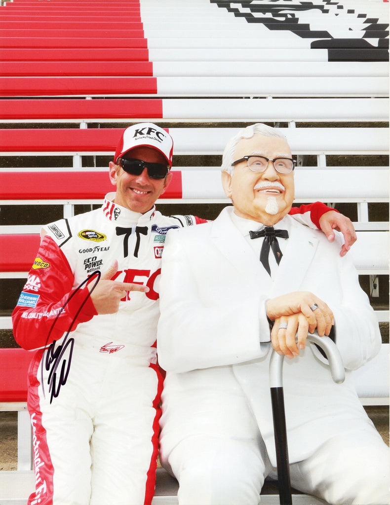Autographed Greg Biffle 2016 KFC Kentucky Race Car 9x11 NASCAR Photo ...