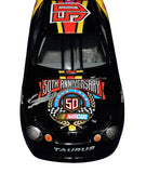 Premium autographed Jeff Gordon 1998 NASCAR 50th Anniversary Ford Taurus Black Program Car 1/24 scale diecast celebrating one of the sport's most significant milestones. Includes a Certificate of Authenticity and makes an exceptional gift for collectors and racing enthusiasts.