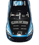 Collectible Jeff Gordon autographed NASCAR Hall of Fame diecast showcasing Class of 2019 recognition, detailed 1/24 scale craftsmanship, authentic driver signature, and included Certificate of Authenticity for display and collecting.