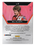 Bill Elliott ICONS GOLD PRIZM Collectible Card - A numbered masterpiece capturing the legendary presence of Bill Elliott on the track.